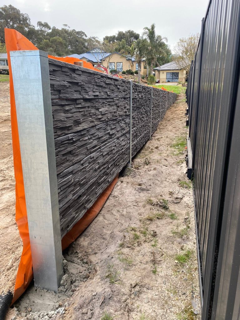 Low Garden Sleeper Walls
