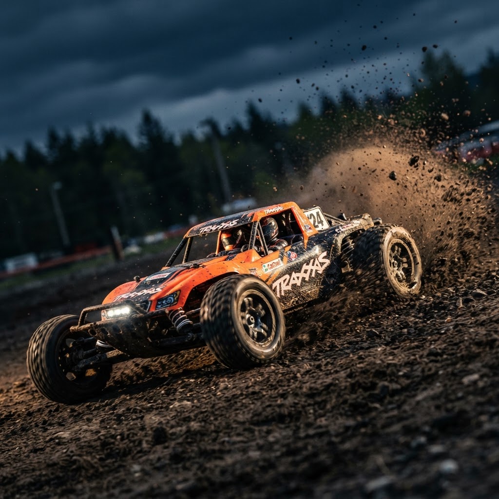 RC buggy drifting