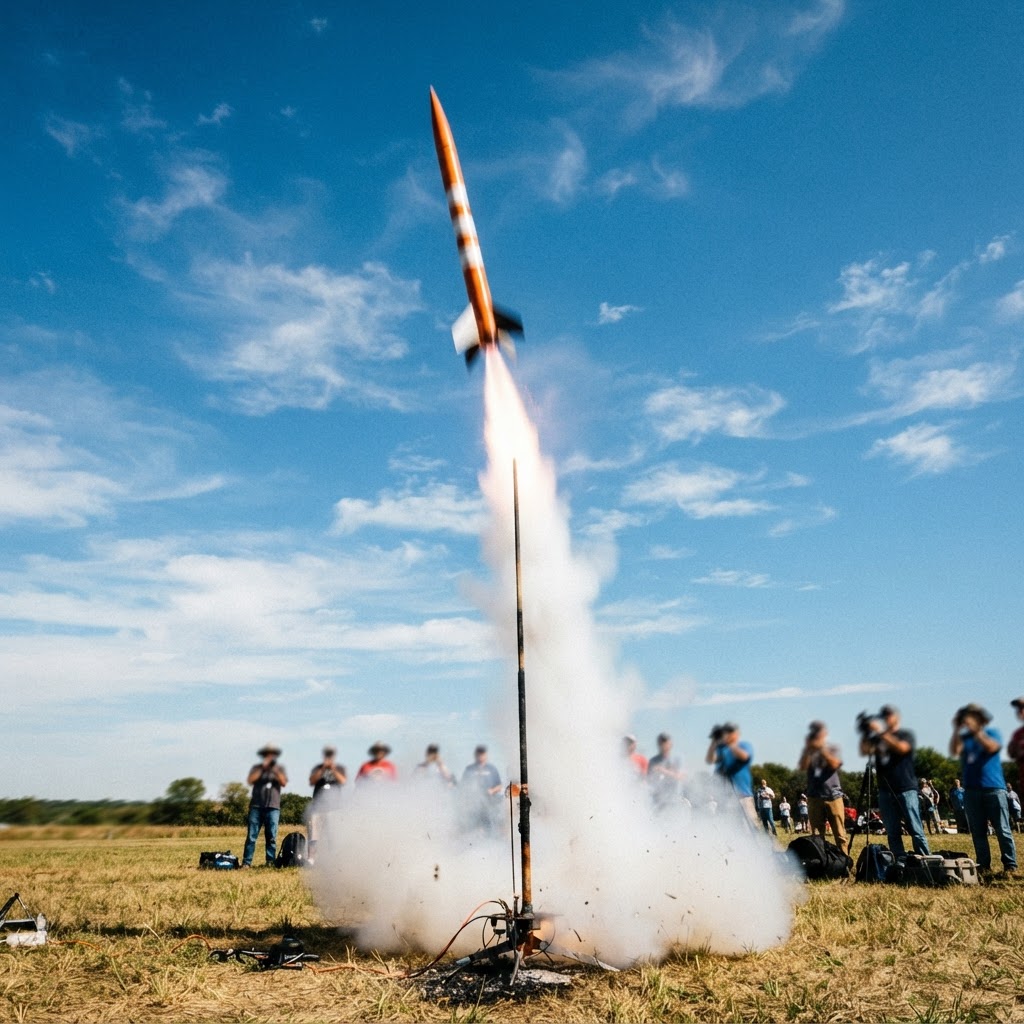 Model rocket launch
