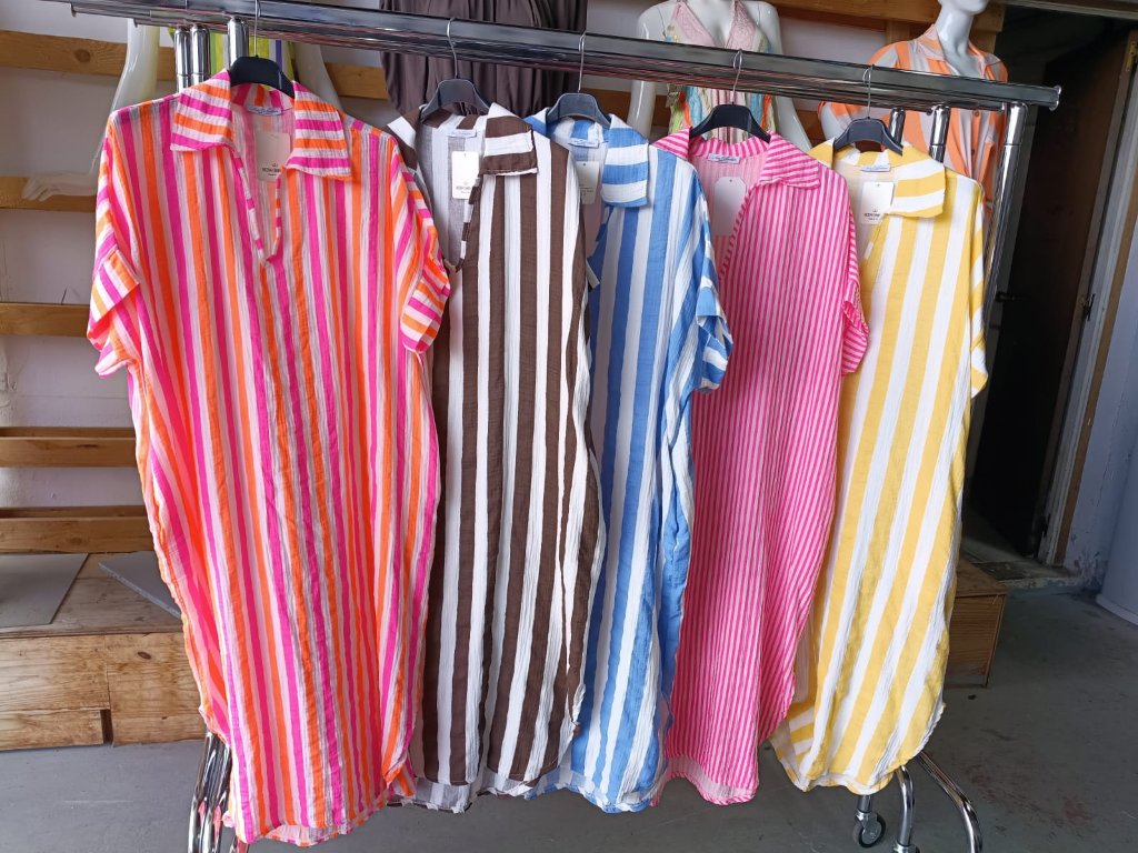 Vestido Camisero Rayas