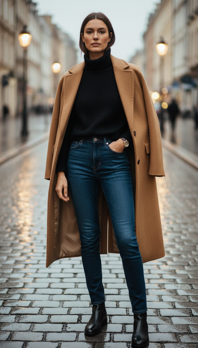 The Camel Wool Overcoat