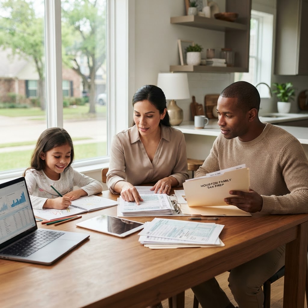 Editorial illustration for Houston Tax Filing Readiness: How to Prepare for a Change in Household or Filing Status
