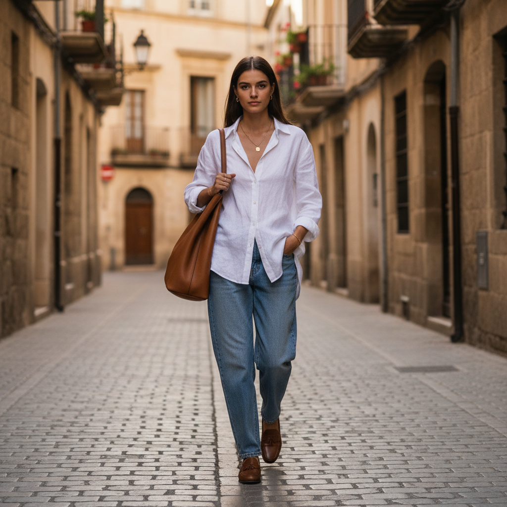 Classic White Button-Down