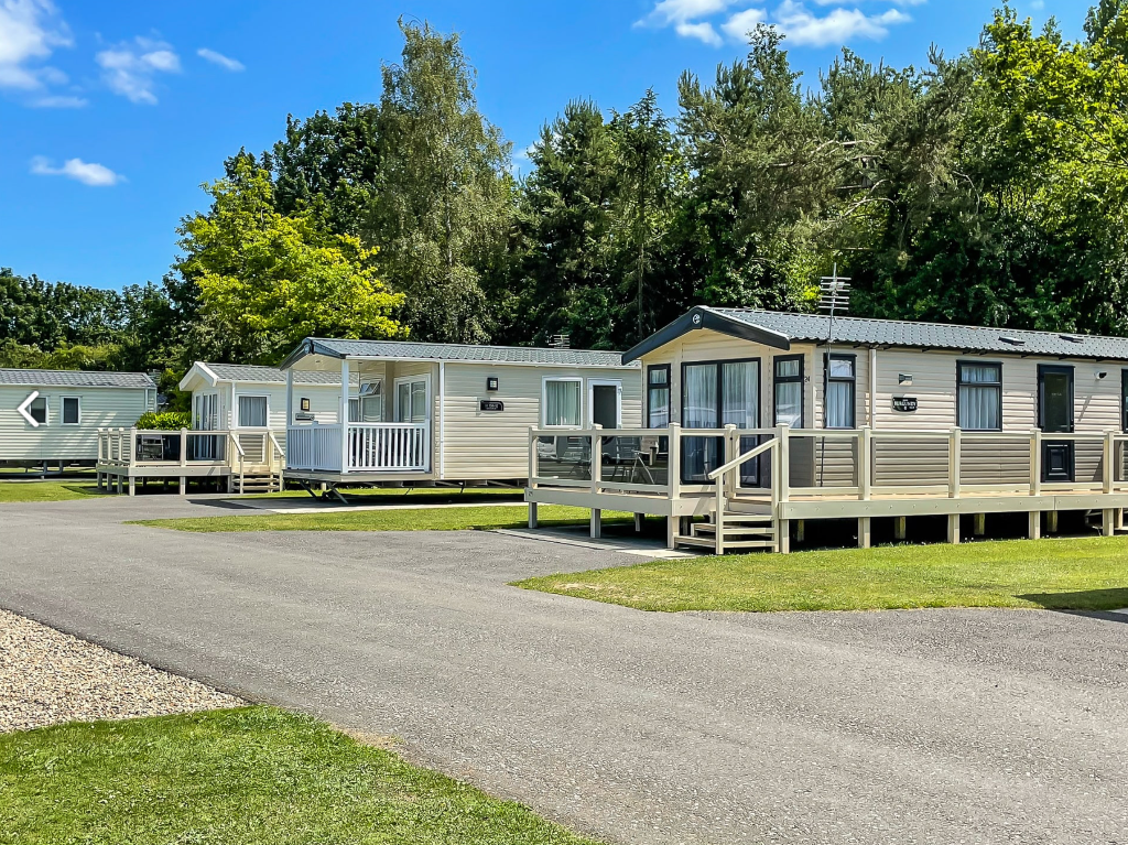 Static caravan park