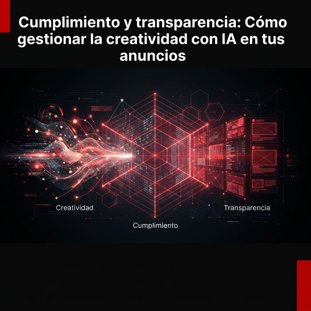 Cumplimiento y transparencia: Cómo gestionar la creatividad con IA en tus anuncios