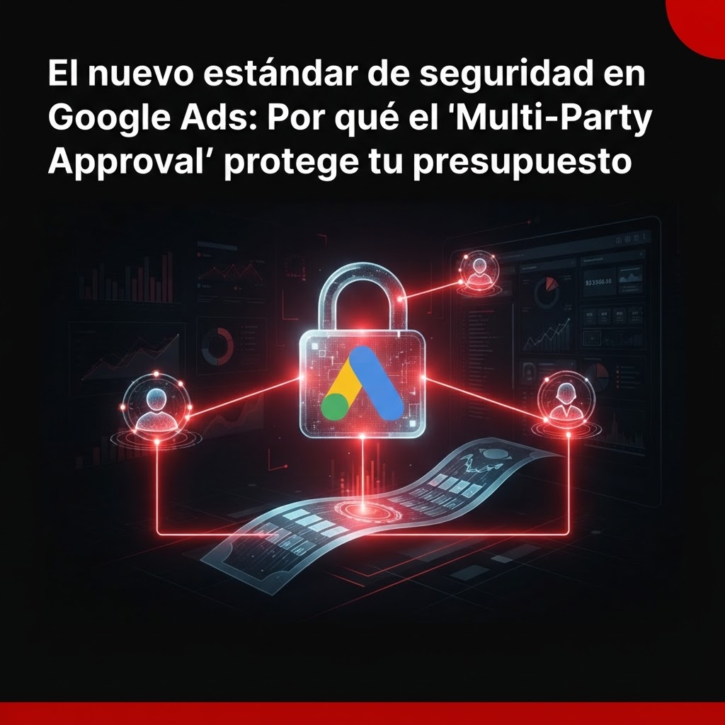 El nuevo estándar de seguridad en Google Ads: Por qué el 'Multi-Party Approval' protege tu presupuesto