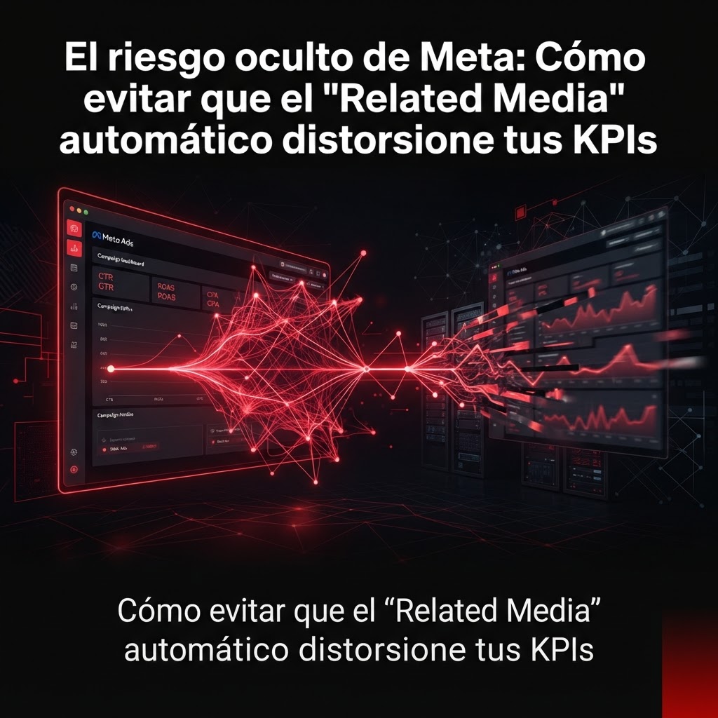 El riesgo oculto de Meta: Cómo evitar que el 'Related Media' automático distorsione tus KPIs