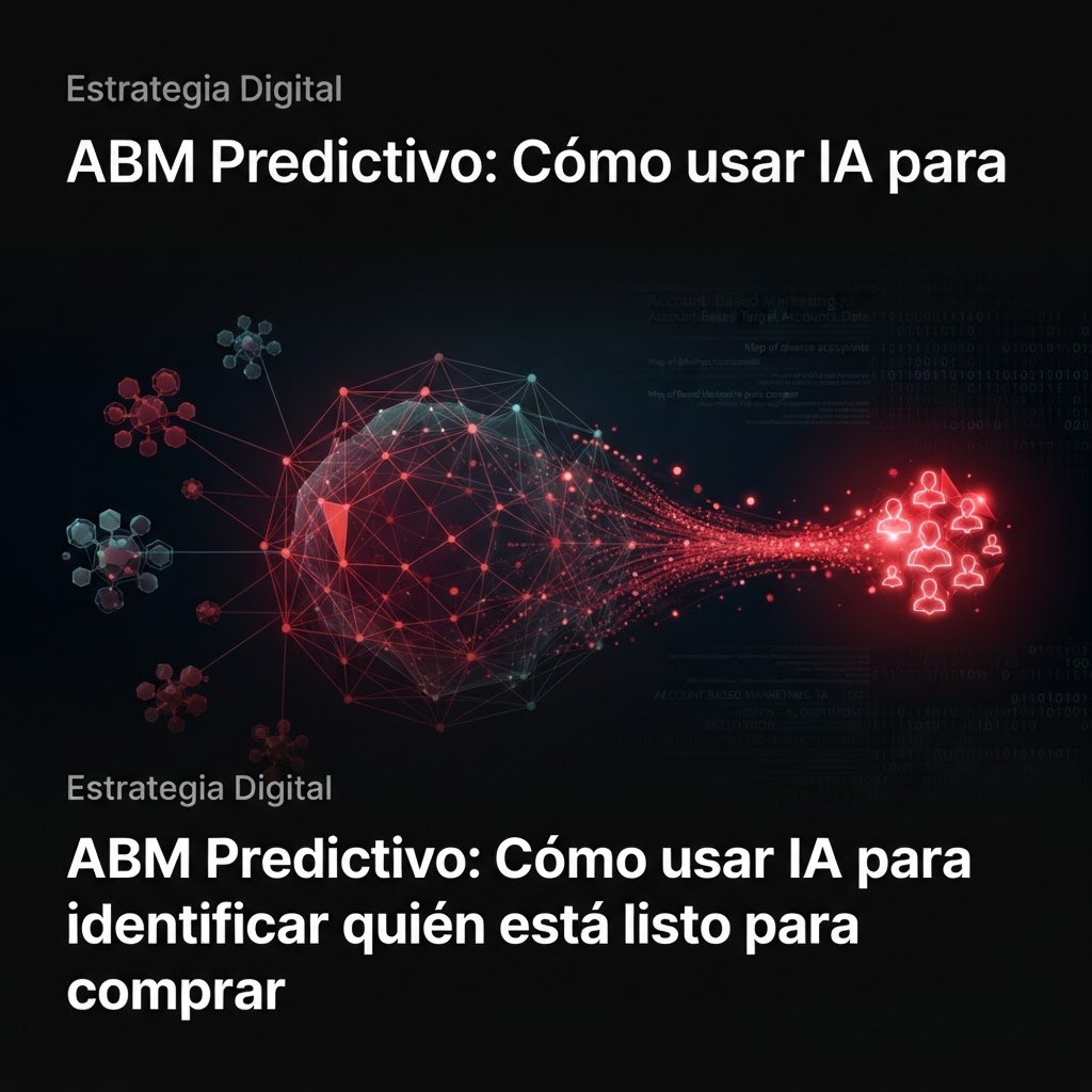ABM Predictivo: Cómo usar IA para identificar quién está listo para comprar