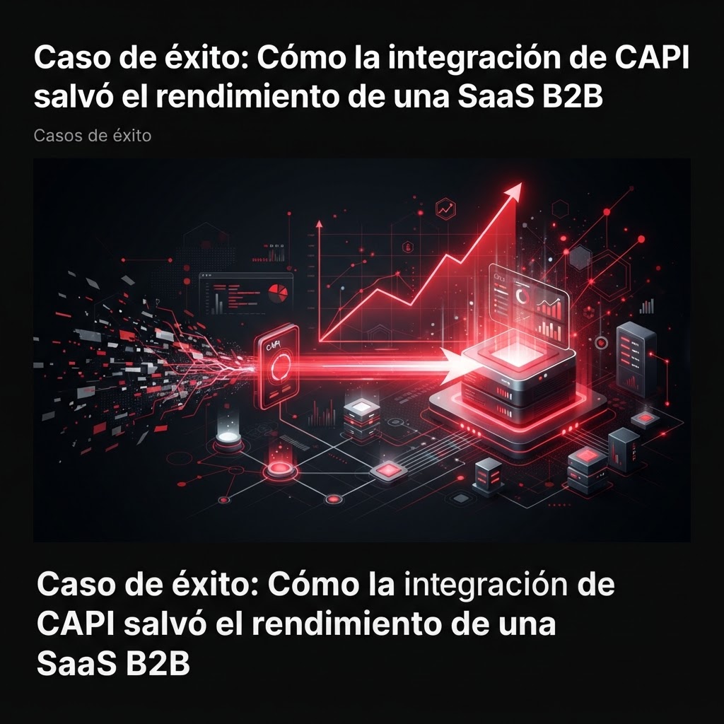 Caso de éxito: Cómo la integración de CAPI salvó el rendimiento de una SaaS B2B