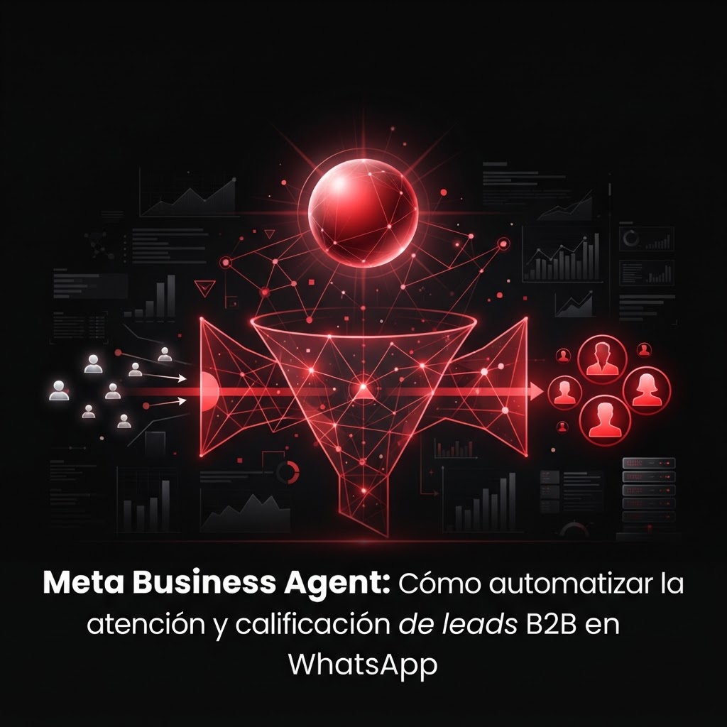 Meta Business Agent: Cómo automatizar la atención y calificación de leads B2B en WhatsApp