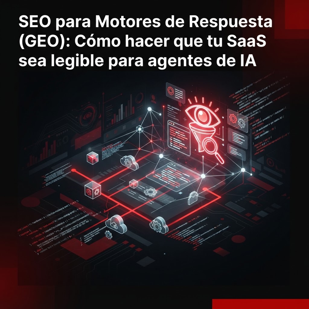 SEO para Motores de Respuesta (GEO): Cómo hacer que tu SaaS sea legible para agentes de IA