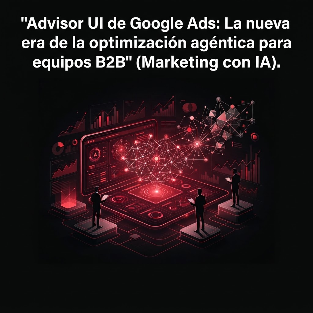 Advisor UI de Google Ads: La nueva era de la optimización agéntica para equipos B2B