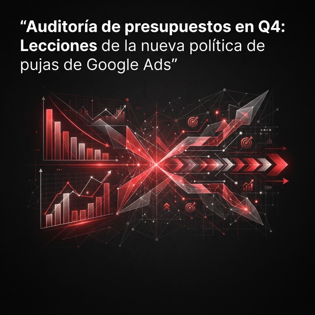 Auditoría de presupuestos en Q4: Lecciones de la nueva política de pujas de Google Ads