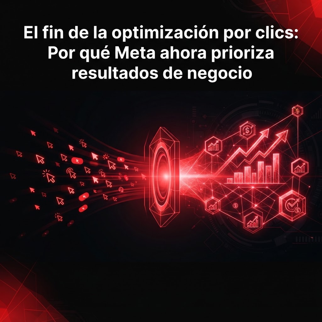El fin de la optimización por clics: Por qué Meta ahora prioriza resultados de negocio