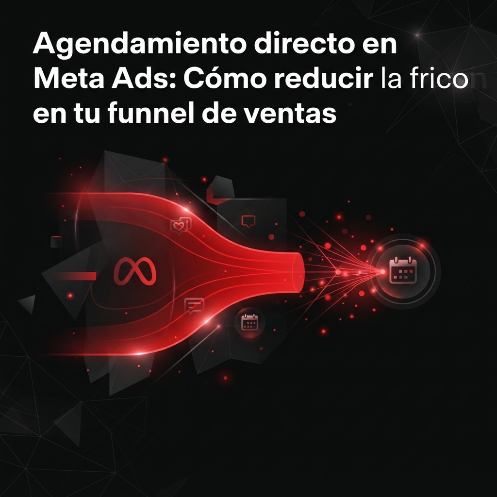 Agendamiento directo en Meta Ads: Cómo reducir la fricción en tu funnel de ventas