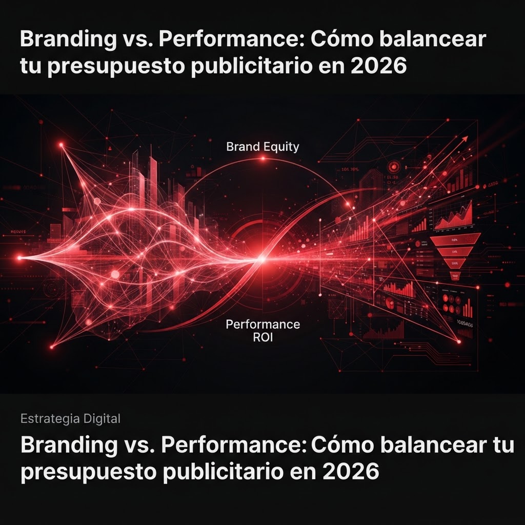 Branding vs. Performance: Cómo balancear tu presupuesto publicitario en 2026