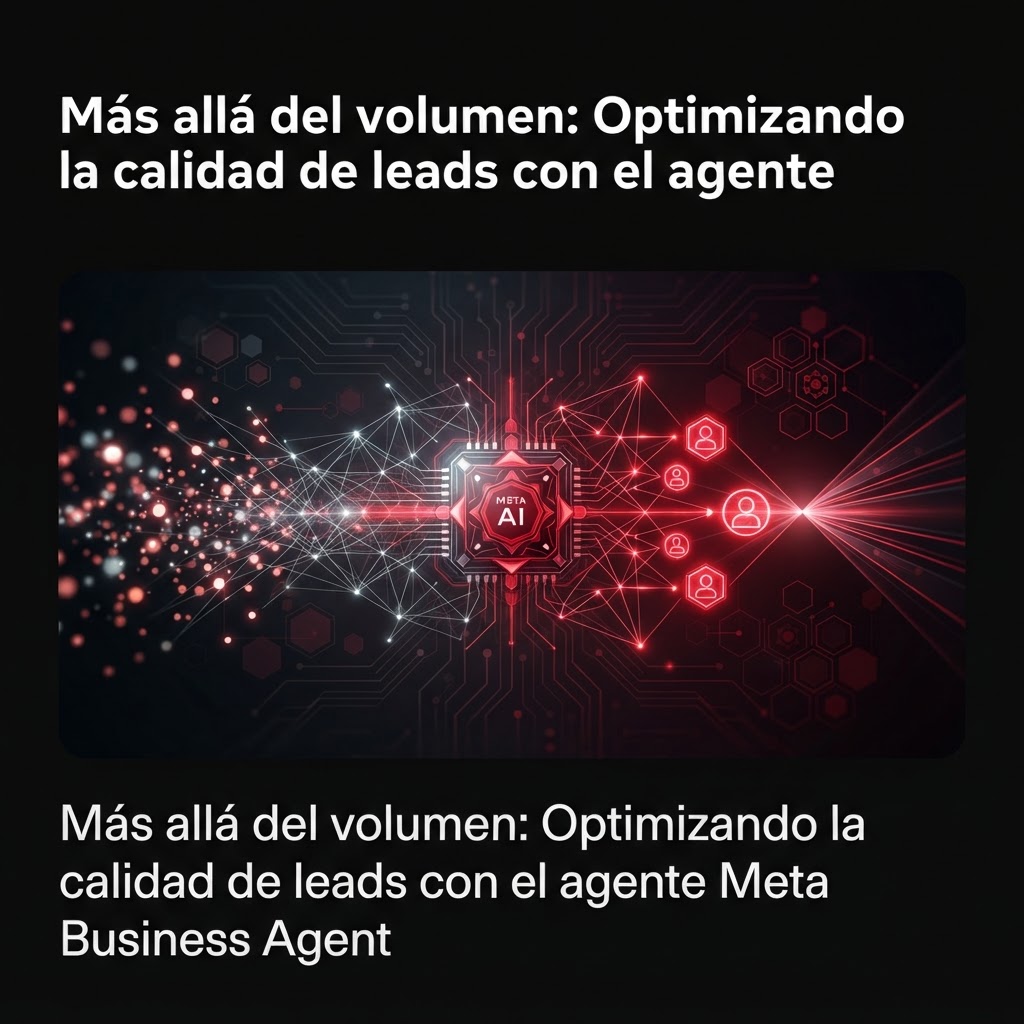 Más allá del volumen: Optimizando la calidad de leads con el agente Meta Business Agent