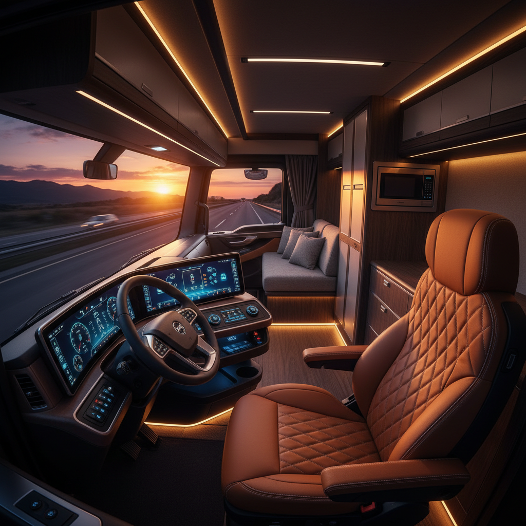 Volvo VNL 860 interior