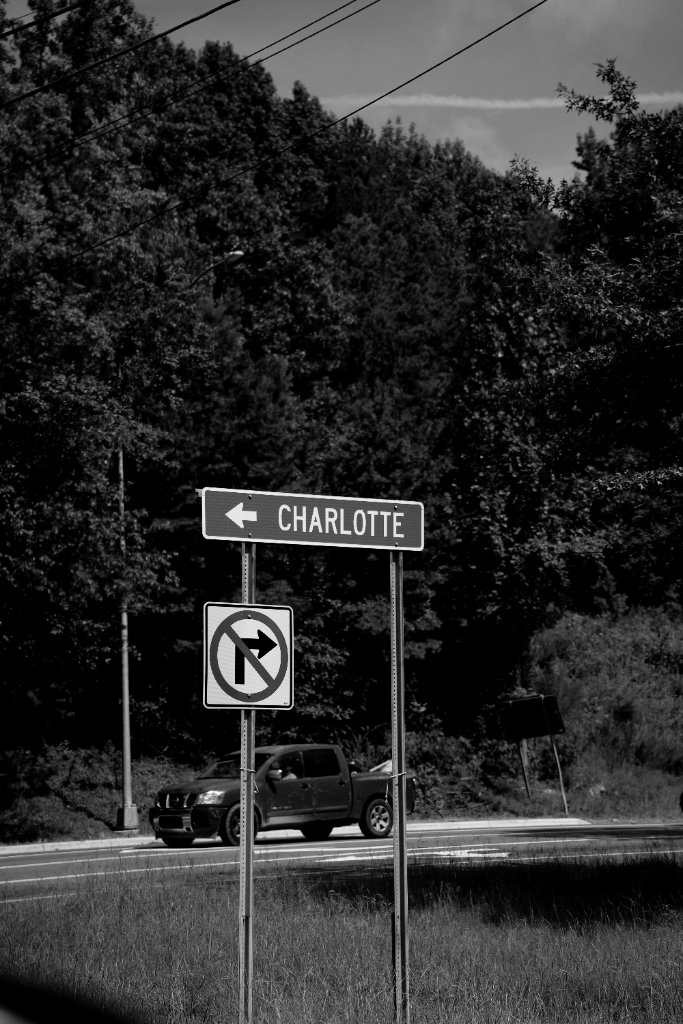 Charlotte street sign