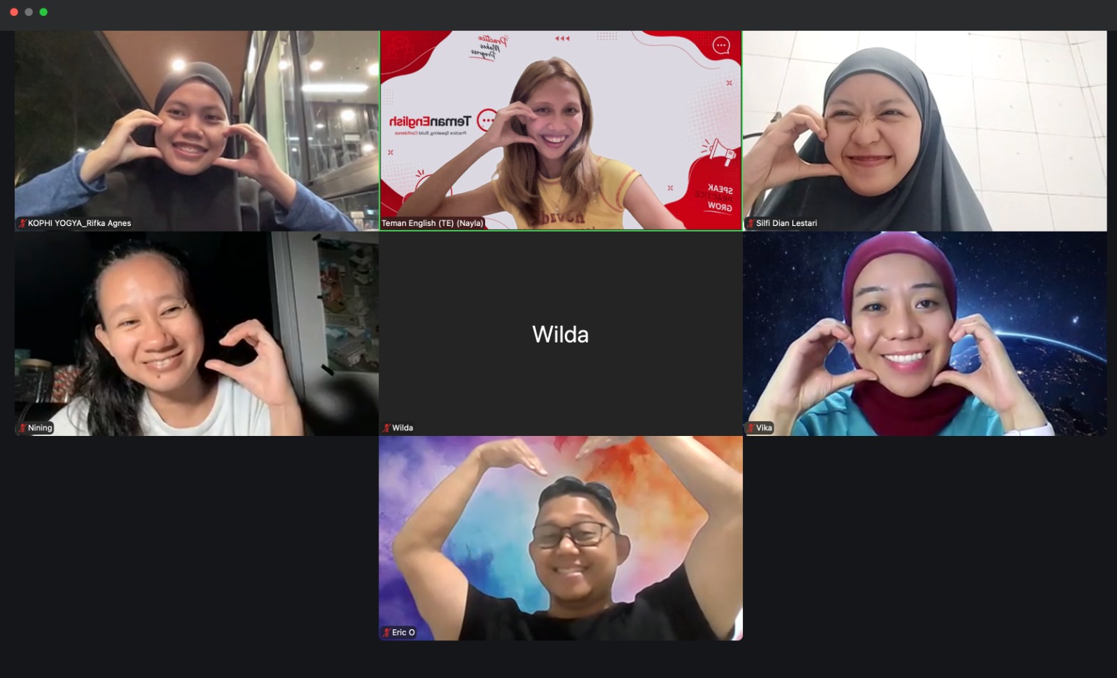 TemanEnglish Zoom session 1