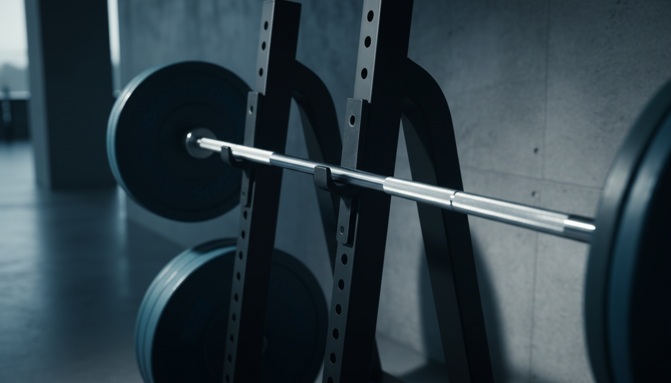 Professional gym equipment in training facility