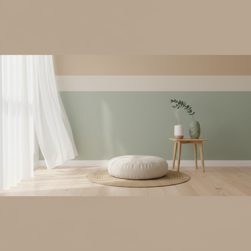 Calm therapy office space