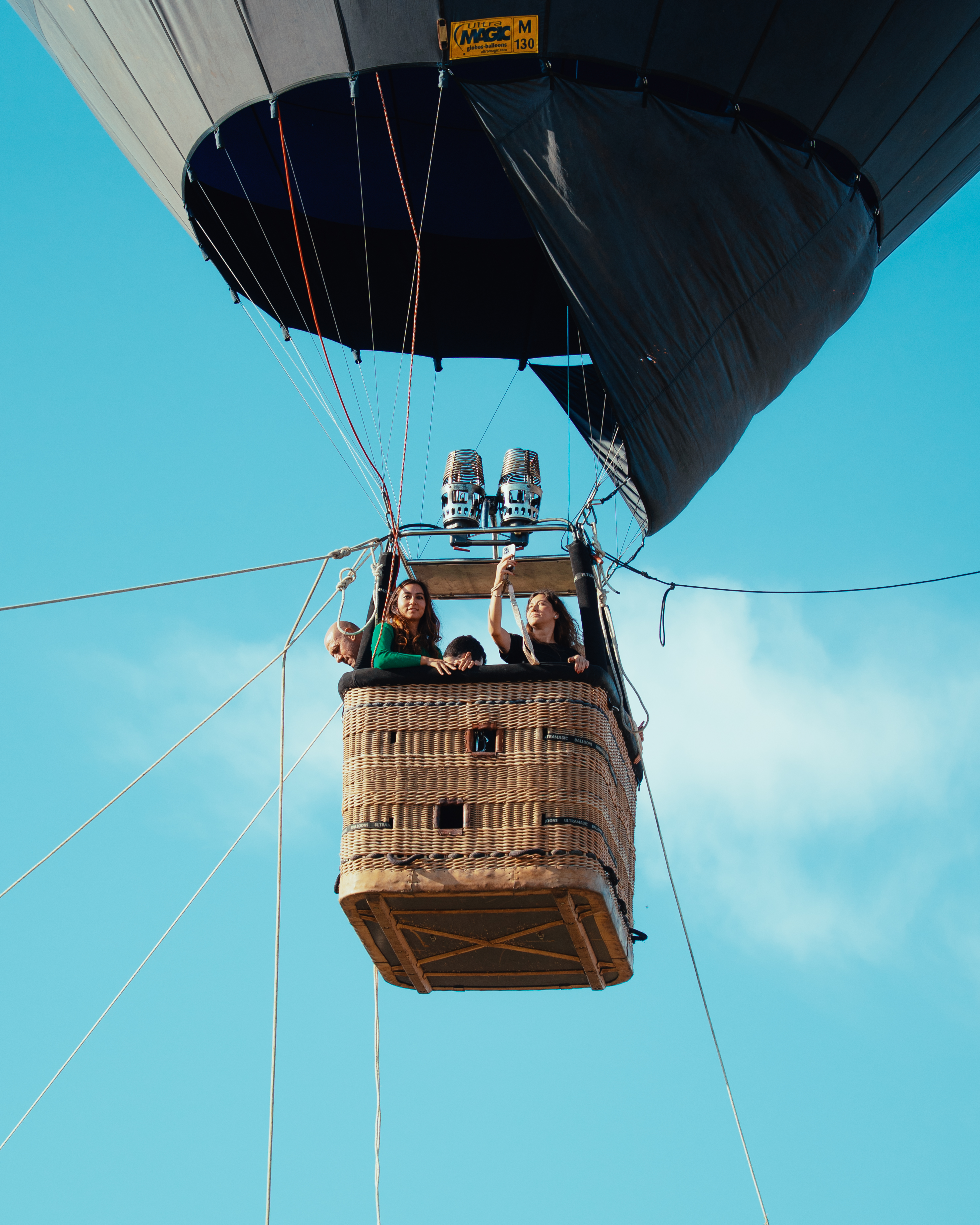 Volo vincolato in mongolfiera
