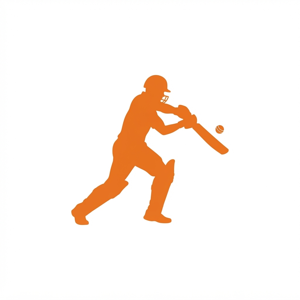 Cricket silhouette