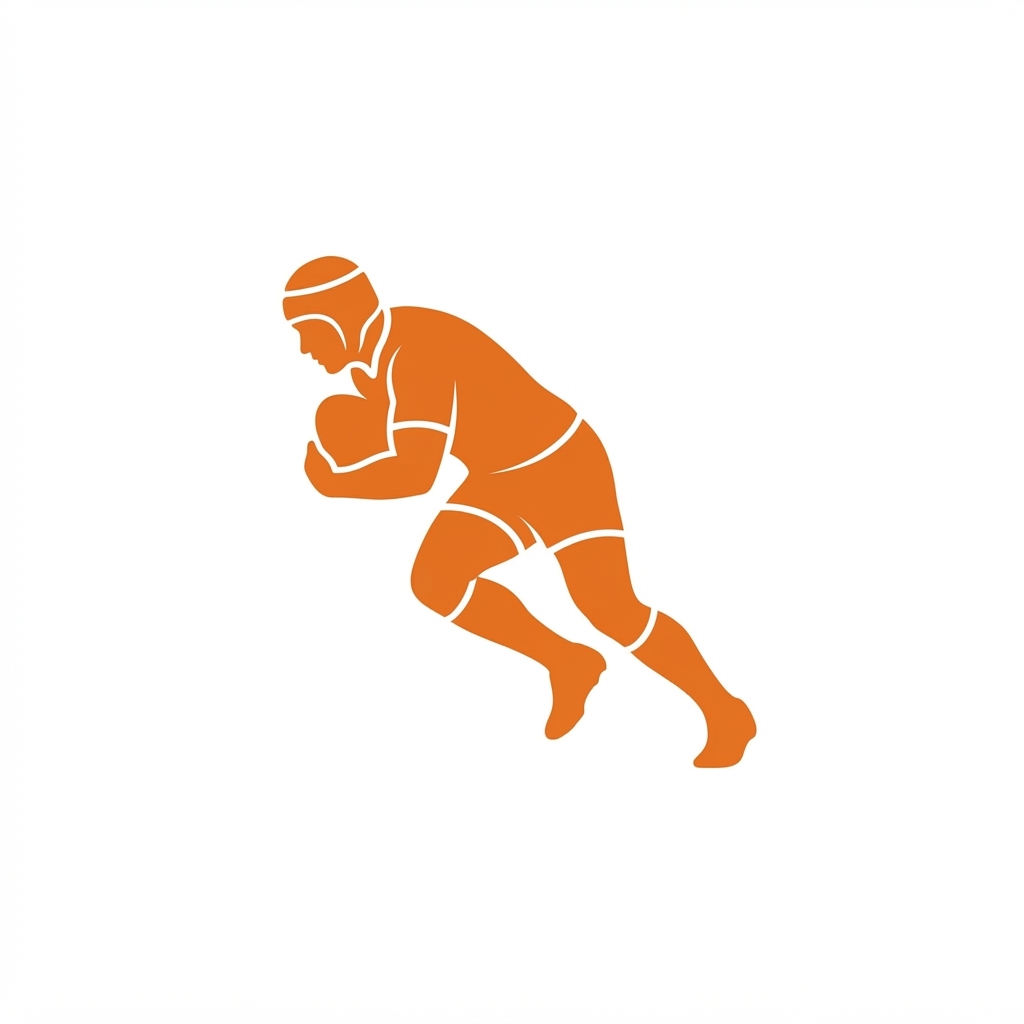 Rugby silhouette