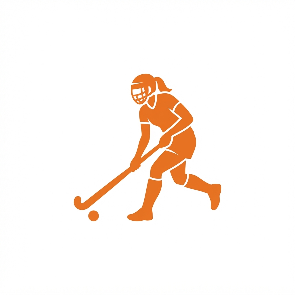 Hockey silhouette