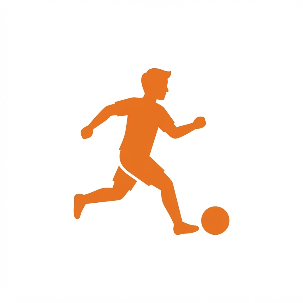 Football silhouette