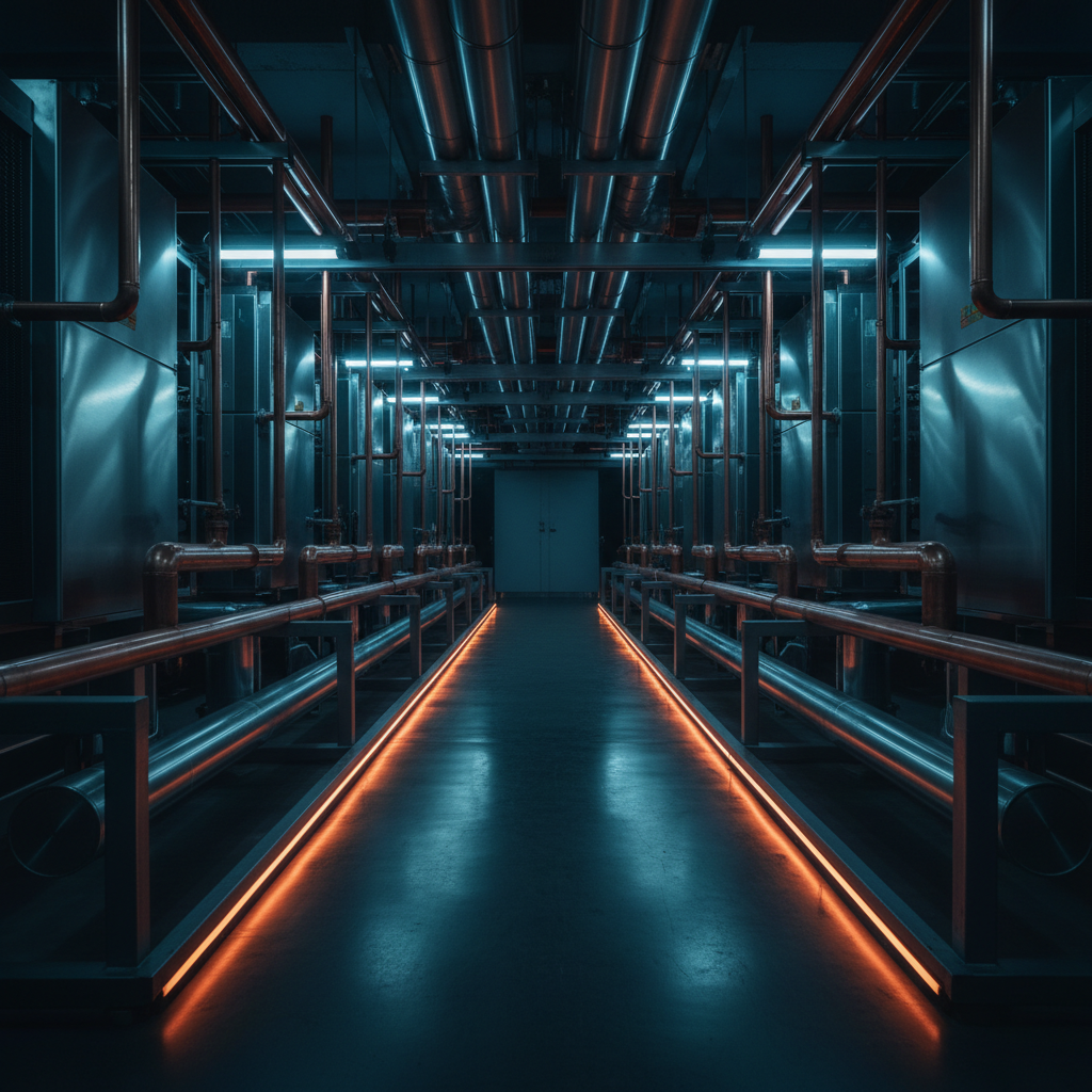 Industrial cooling plant monitored by Flow One