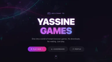 Yassine Games template preview
