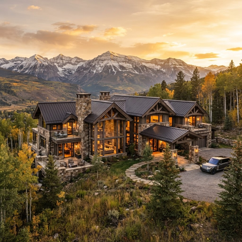 Modern mountain architecture in the Aspen to Vail corridor