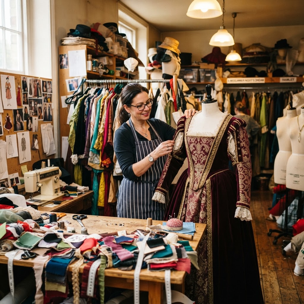 Costume World services including rentals, custom design, and workshops