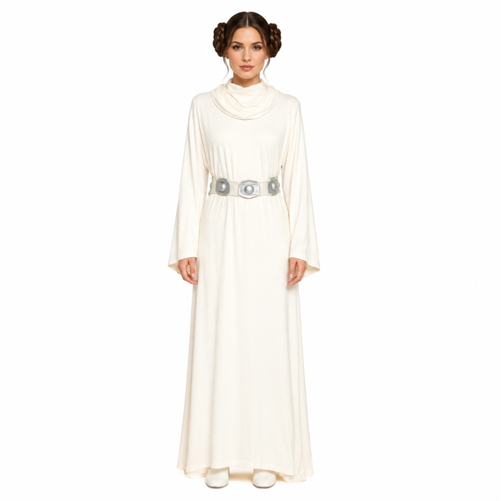 Princess Leia White Gown Costume