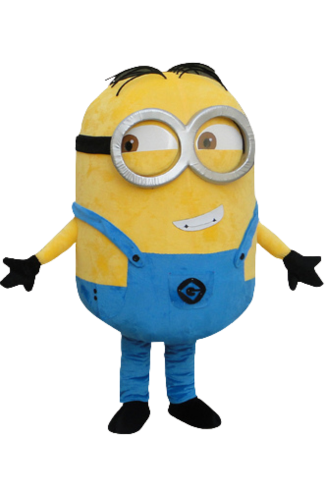 Yellow Goggle Character Mascot Costume