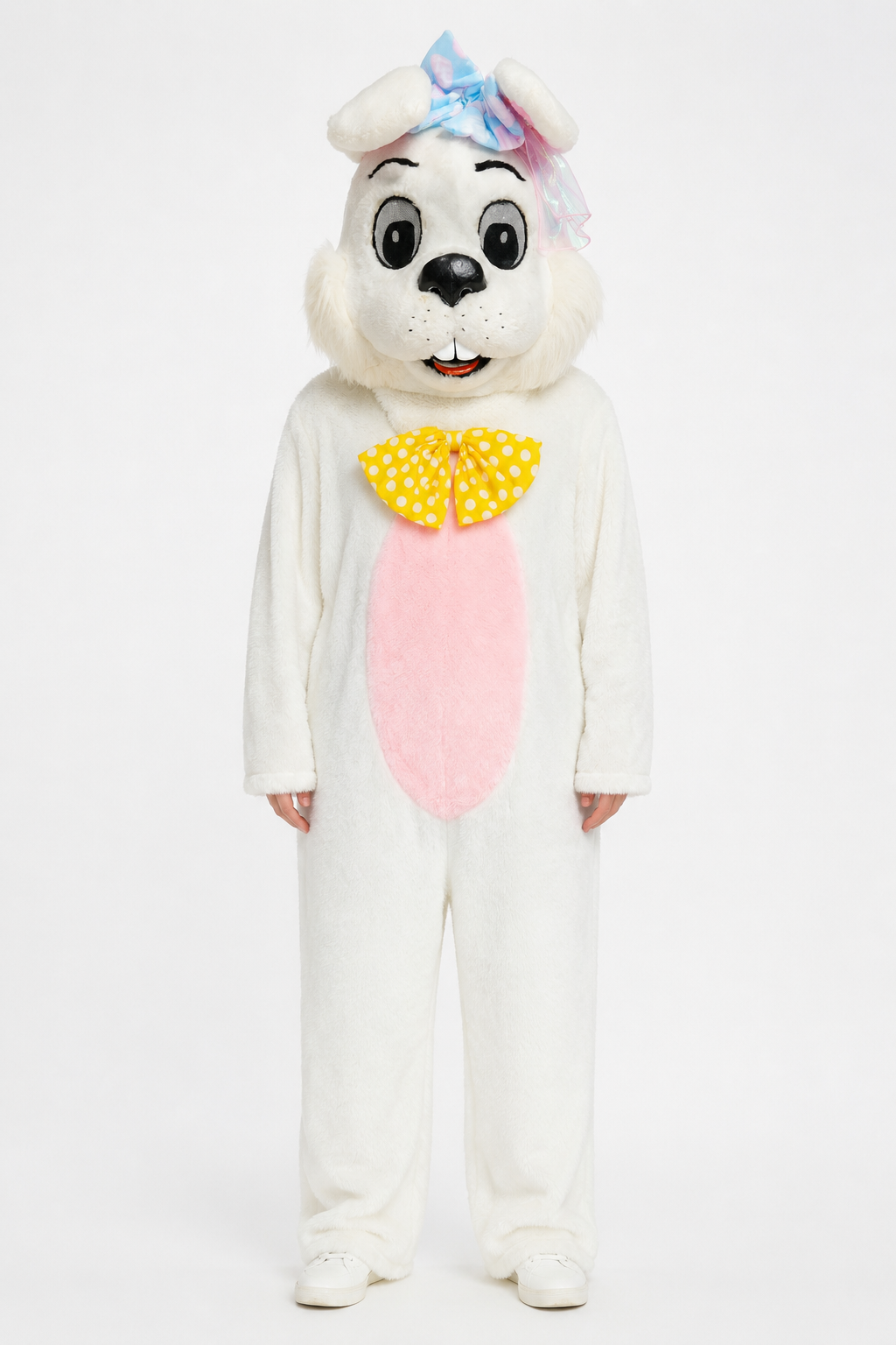 White Bunny Mascot Costume