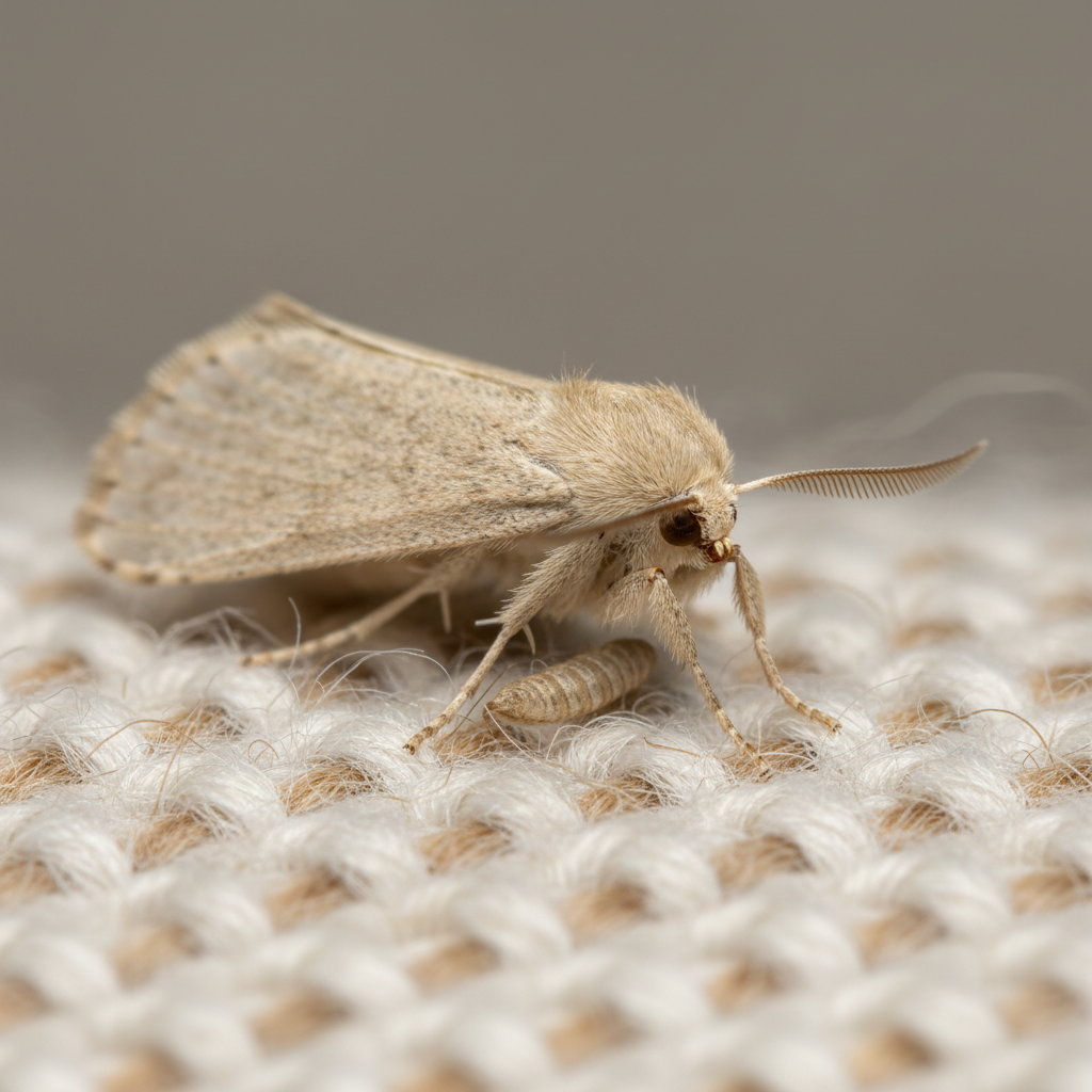 Mites — Tineola bisselliella