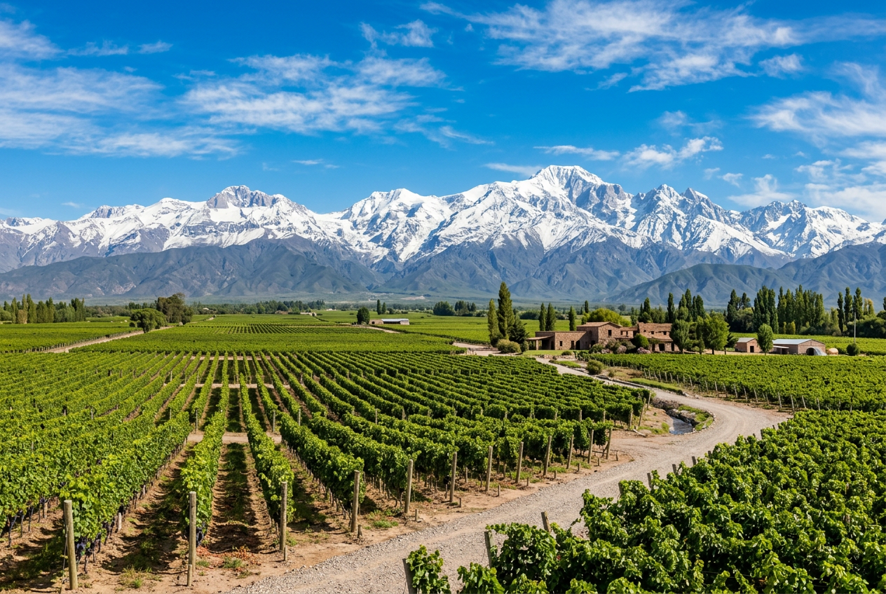 Argentina wine region — vineyard landscape