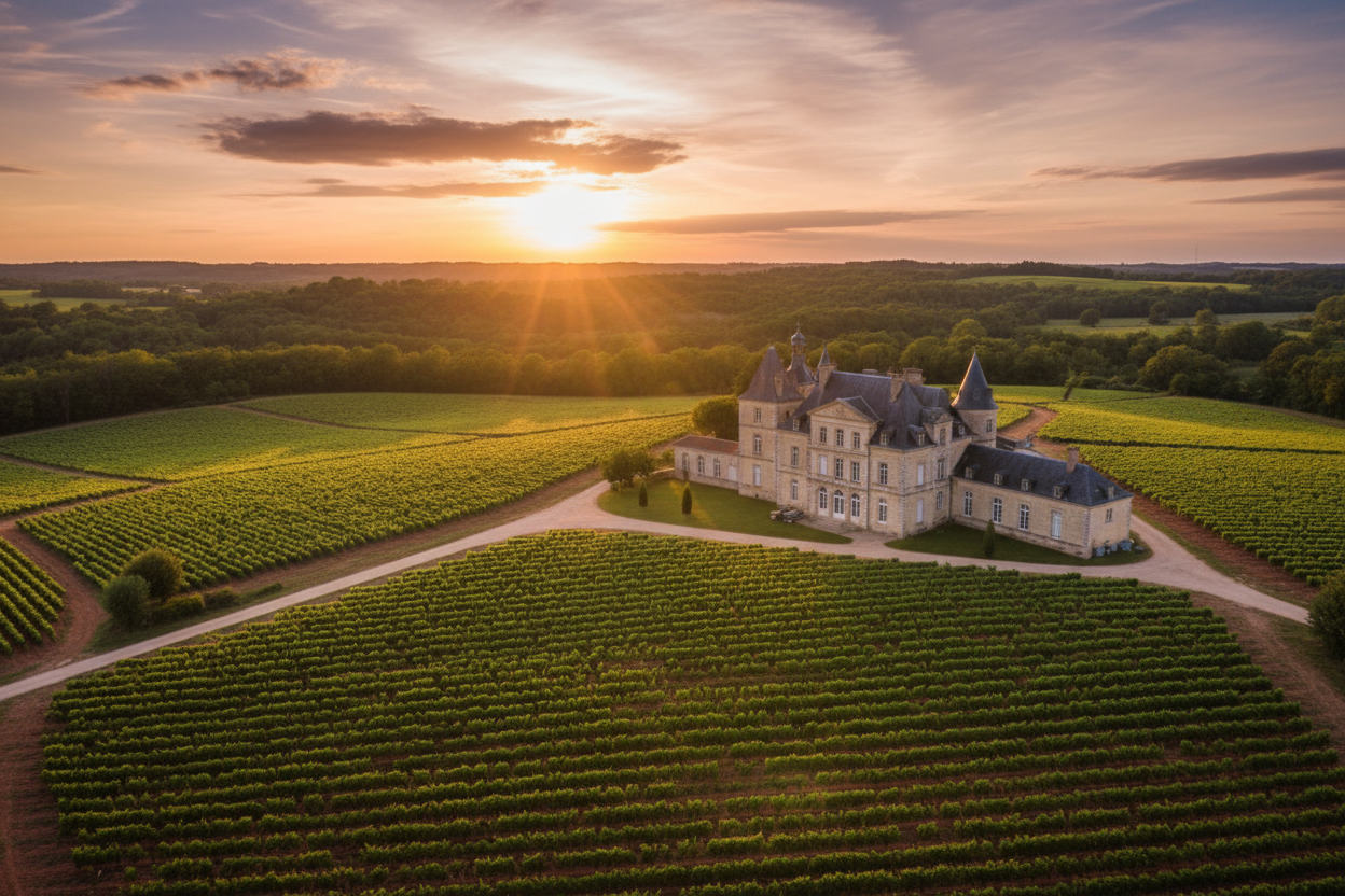 France wine region — vineyard landscape