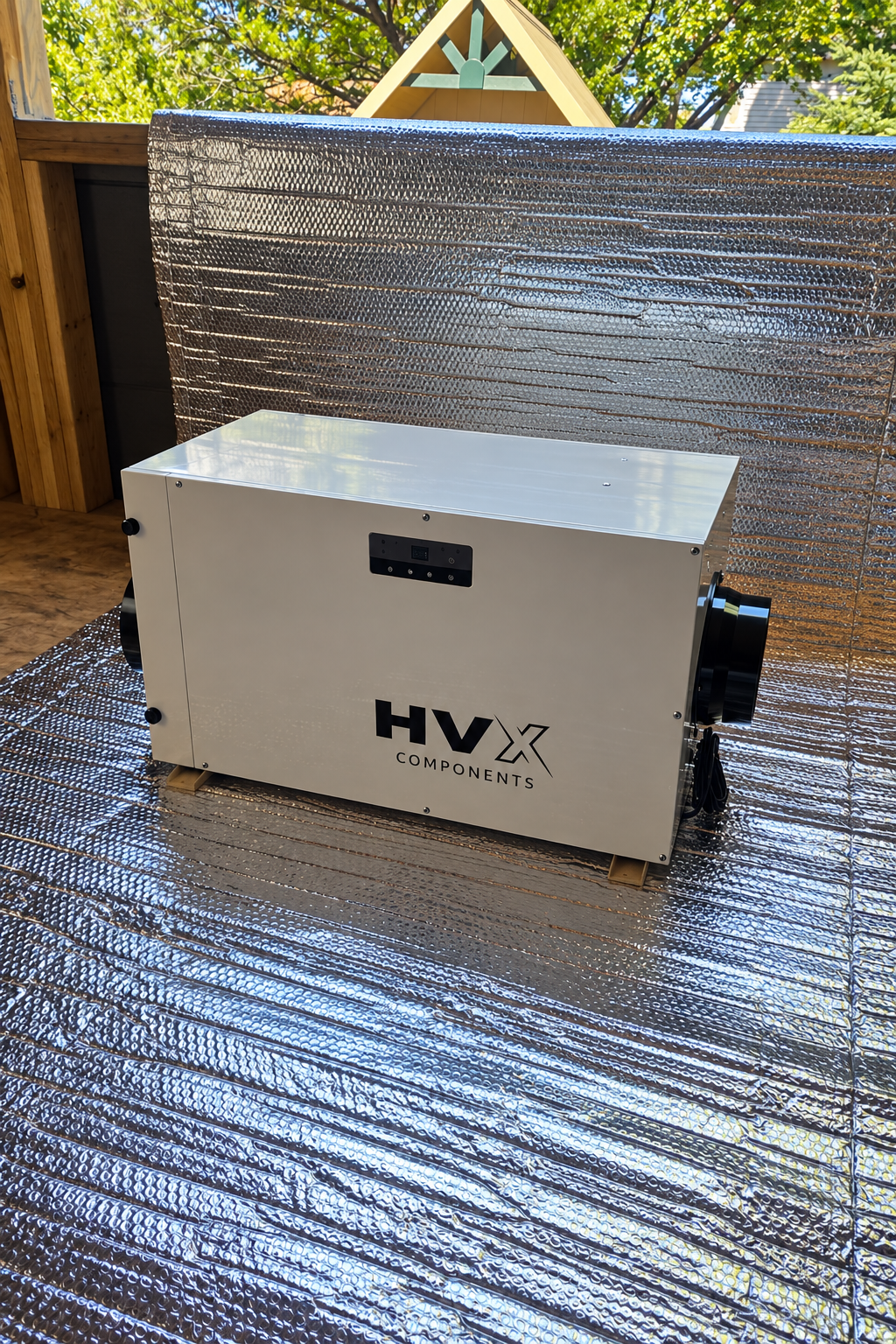HVX humidifier — side view