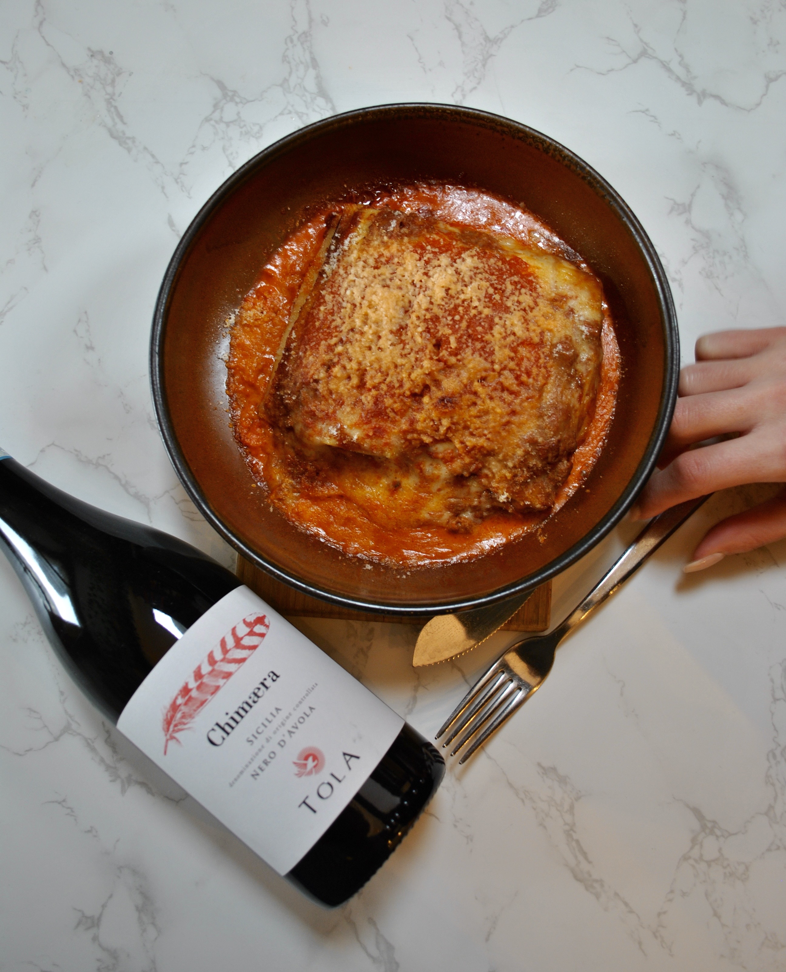 Traditional lasagna at Caffè 500 Kilkenny