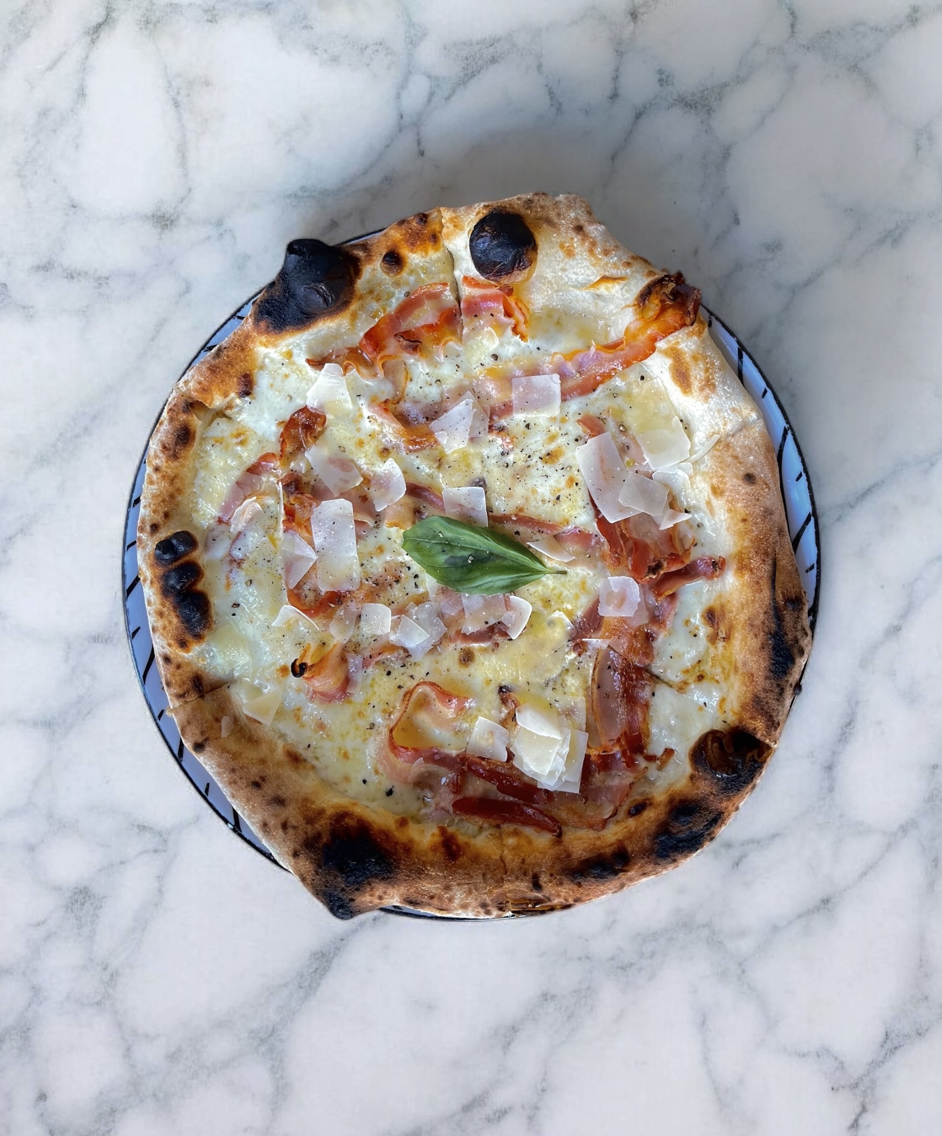 Pizza Carbonara at Caffè 500 Kilkenny