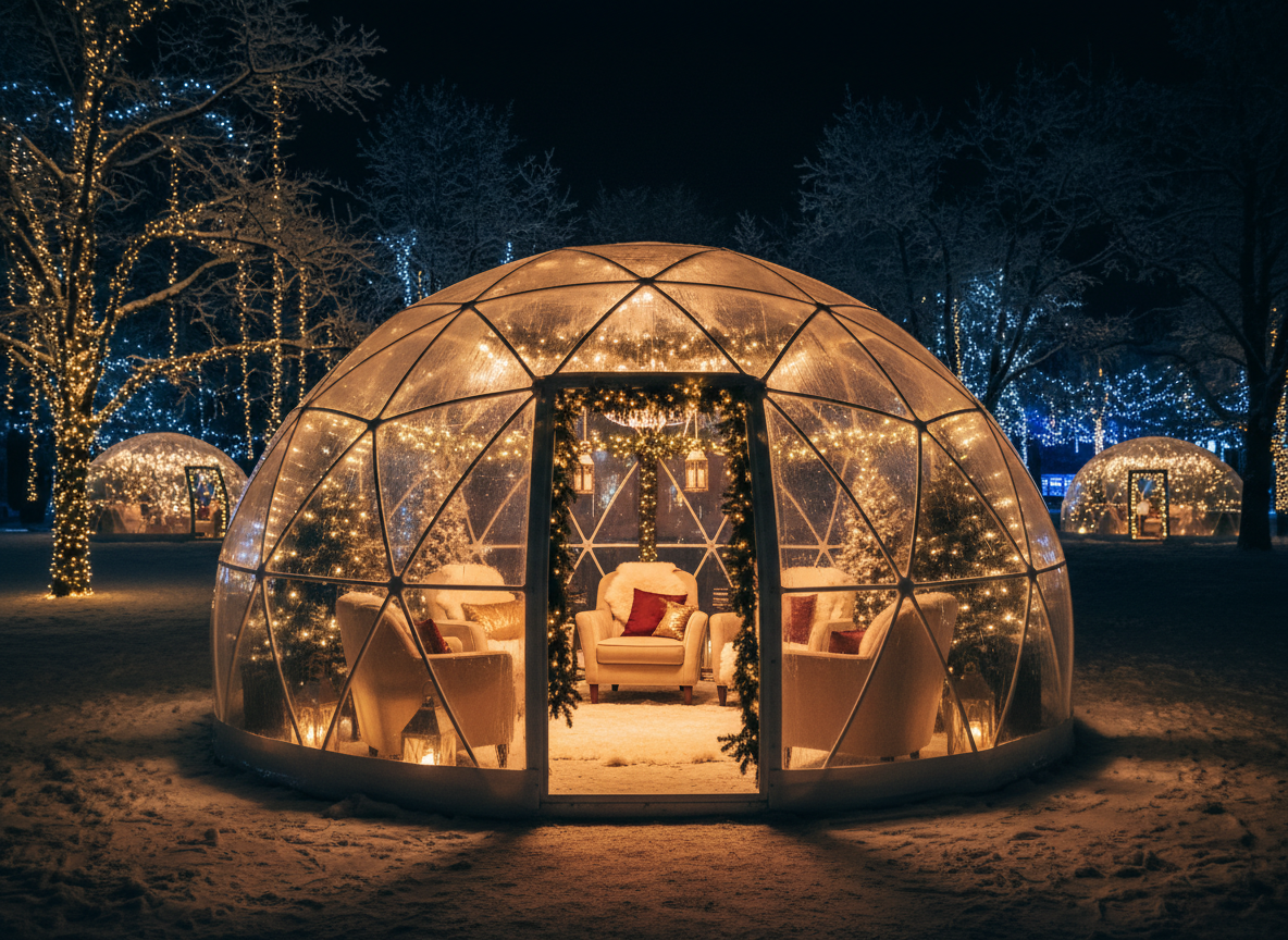 Private Heated Igloos