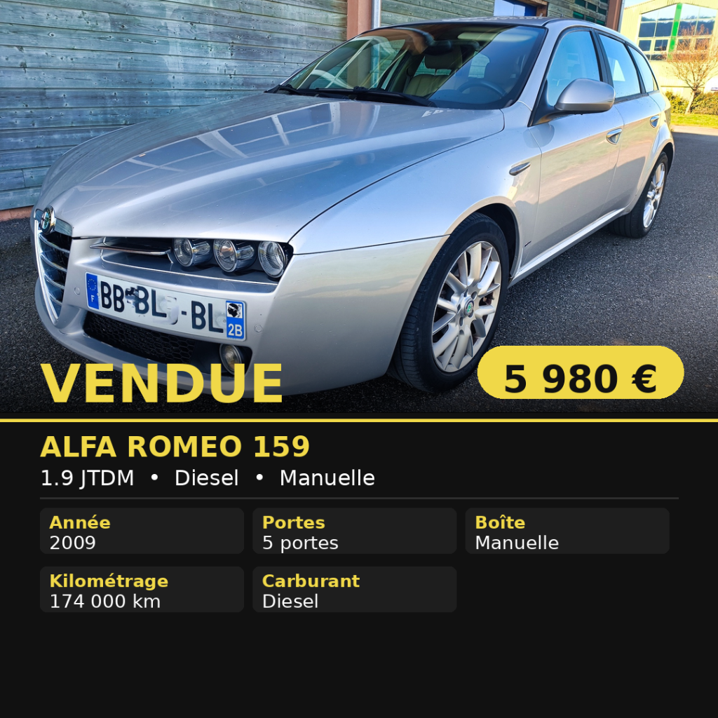 Voiture vendue 1