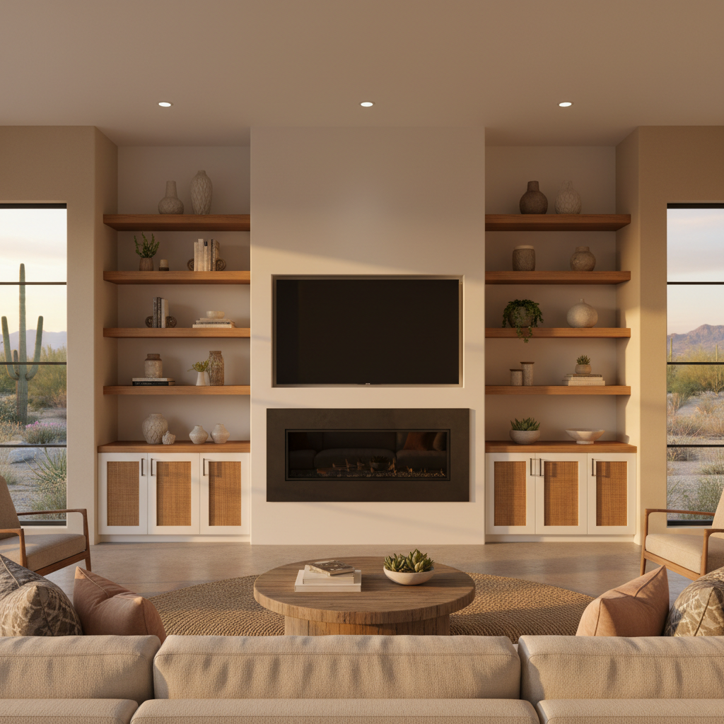 Built-In Entertainment Center