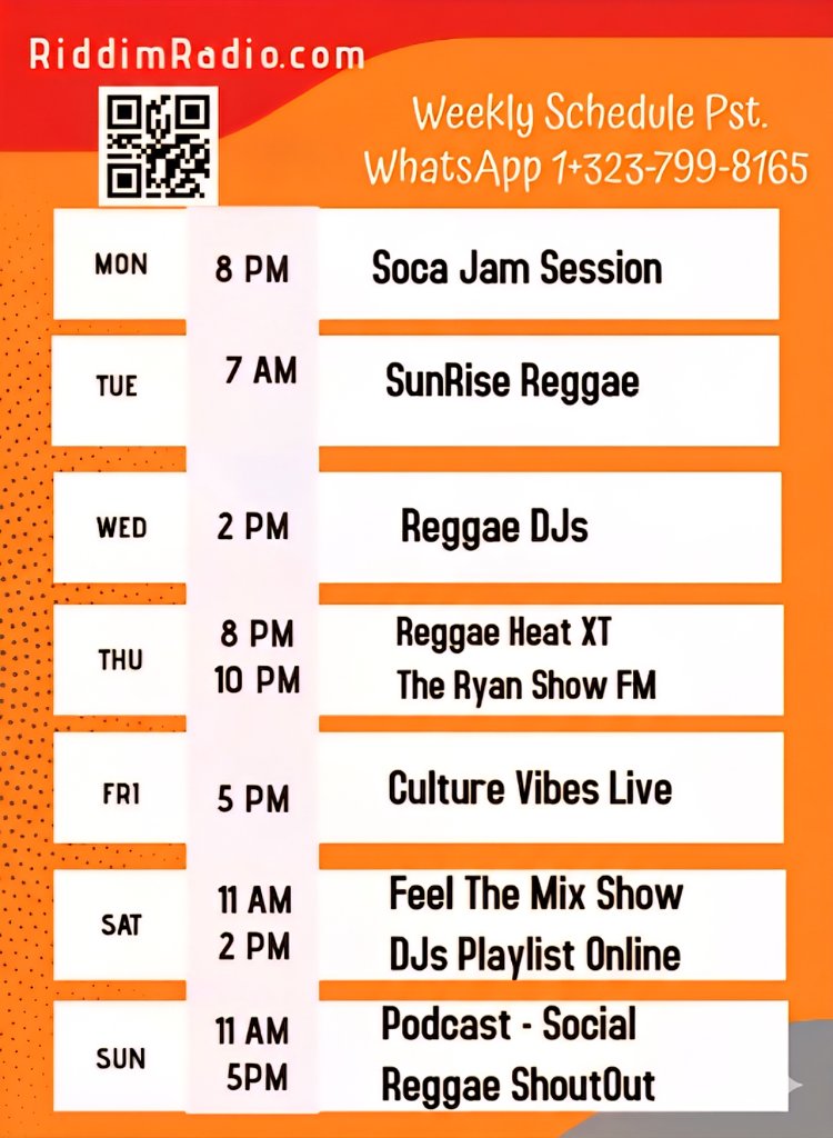 Weekly Schedule PST