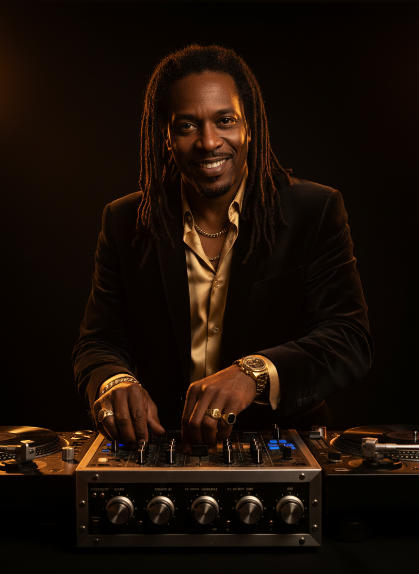 Portrait of DJ Natty