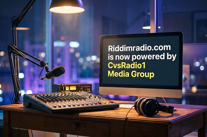 RiddimRadio.com studio powered by CvsRadio1 Media Group